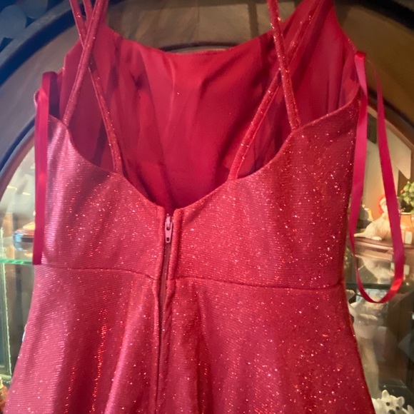 NWT Size Small Red Coctail Dress from Dilliard's - Picture 3 of 11